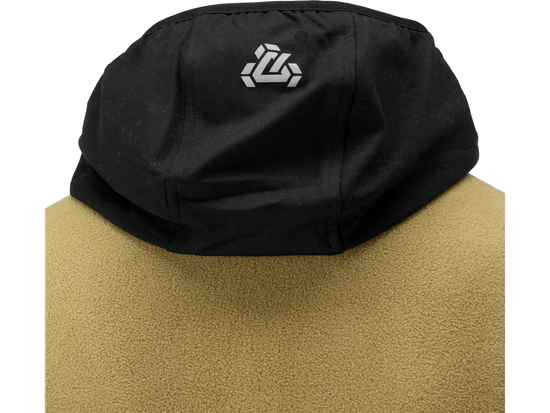 FLEECE JACKET W. HOOD SARNA KHAKI S. L