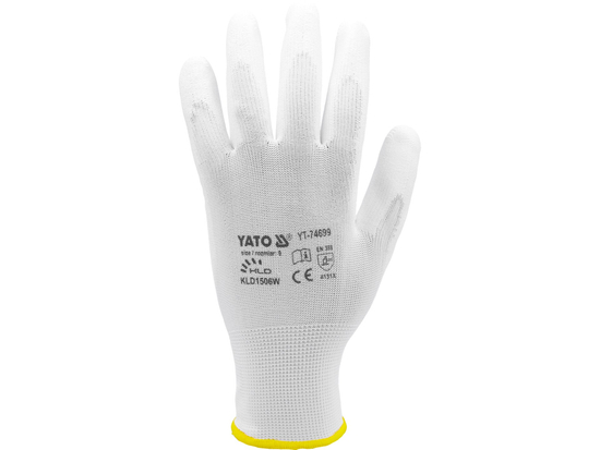 GUANTES DE PROTECCIÓN DE NYLON RECUBIERTOS DE PU TALLA 10