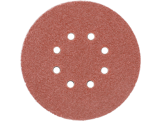 DISQUE ABRASIF VELCRO, 8 TROUS, P40 150 MM / 50 PCS.