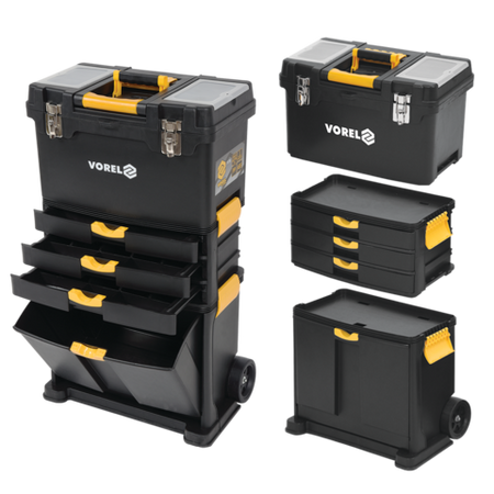 3-IN-1 TROLLEY TOOL BOX