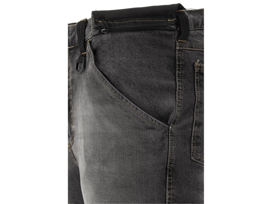 РОБОЧІ БРЮКИ STRETCH JEANS STEEL GREY, 2XL