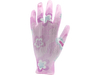 GUANTES DE JARDINERÍA, FLORES - ROSA CLARO 10''