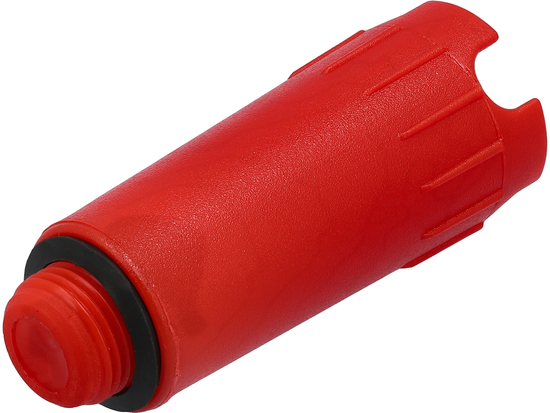 BOUCHON HYDRAULIQUE, INSTALLATEUR 1/2'' AVEC JOINT, ROUGE, 10 PCS