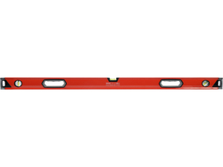POZIOMNICA ALUMINIOWA 1200 MM, 3 LIBELLE, DWA UCHWYTY, DOKŁADNOŚĆ 0,5 MM/M