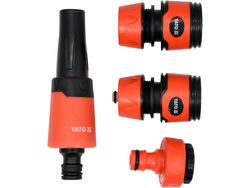 CONJUNTO DE CONECTORES COM SPRINKLE, 4PCS, 1/2'' E 3/4''