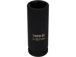 HEXAGONAL DEEP IMPACT SOCKET 1/2'' 21 MM