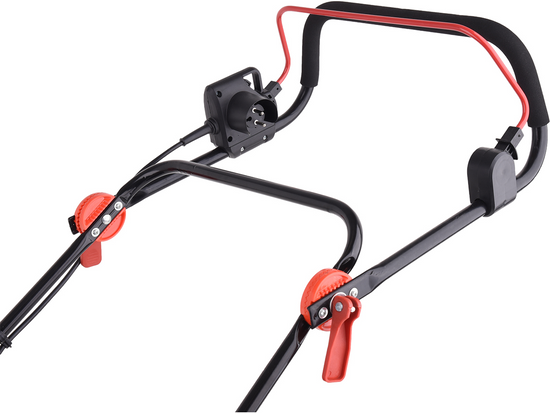 ЕЛЕКТРИЧЕСКА КОСАЧКА 2000W 430MM 50L С РЕГУЛИРАНЕ НА ВИСОЧИНА НА ДРЪЖКАТА