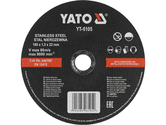  INOX CUTTING DISC