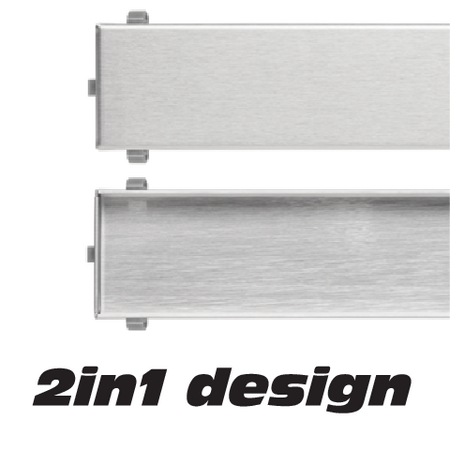 LINEAR DRAIN ROTARY 50CM WET&DRY