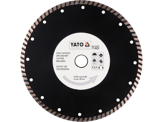 DISCO DIAMANTATO SEGMENTO TURBO 230 MM