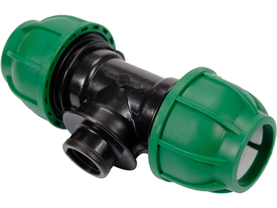 PIPE CONNECTOR PP GW 32MM X 1/2" X 32MM