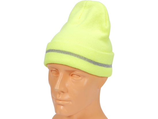 CAPPELLO INVERNALE ARROTOLATO GIALLO