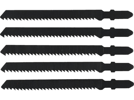 JIG SAW BLADE TYPE T, 10 TPI, FOR WOOD, 5 PCS