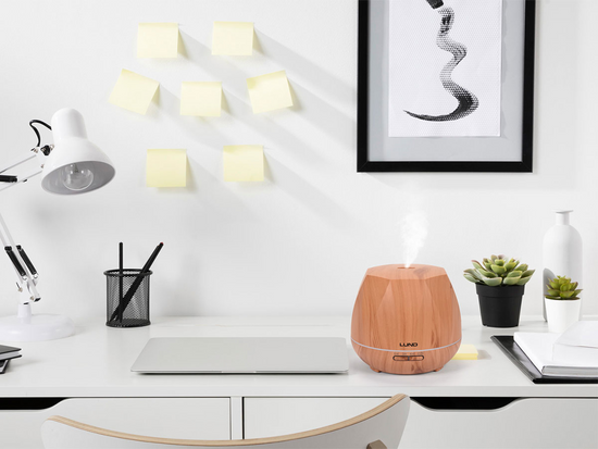 DIFFUSORE DI PROFUMO 500ML, LEGNO CHIARO, TELECOMANDO