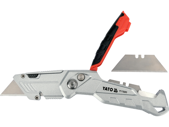 UTILITY KNIFE WITH TRAPEZOID BLADE