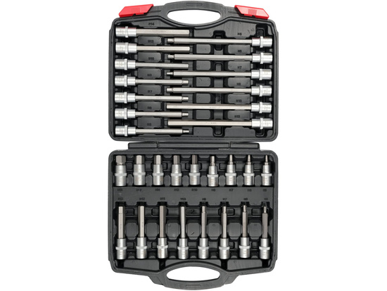 SADA ZÁMKOVÝCH KĽÚČOV 1/2'' HEX 30 KS