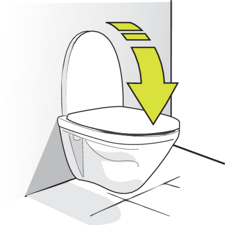 ASIENTO WC UNIVERSAL DE POLIPROPILENO DE CIERRE LENTO Y EXTRACCIÓN CON UN BOTÓN