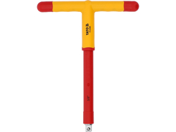 IZOLOWANA RĘKOJEŚĆ TYPU T Z ZABIERAKIEM 3/8" 200MM VDE