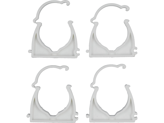 SUPORTES, MONTAGEM, INSTALADOR, CLIPES FECHADOS PARA TUBOS E CABOS 40MM, 4 PCS.
