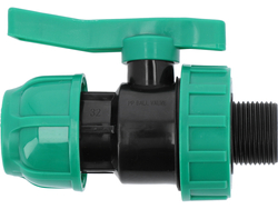 СЪФЧЕН КРАН 32MM X 1'' PP, МЪЖКИ