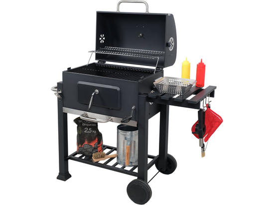 DELUXE SZÉN GRILL, RÉSZ 57X37CM