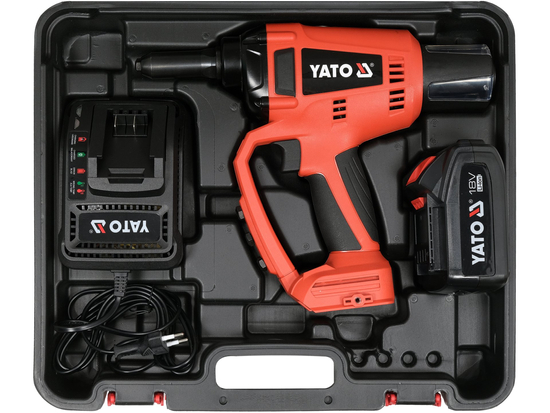BRUSHLESS RIVETER 18V FOR 2.4 - 5.0 MM RIVETS - BATTERY 3 AH