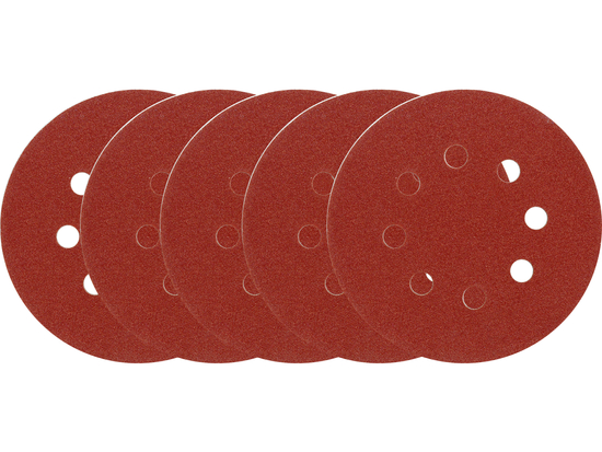 ABRASIVE DISC SET WITH HOLES (WITH VELCRO)