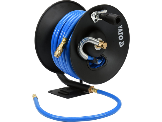 PNEUMATICKÁ HADICA NA NAVIJÁKU 10MM X 15M S RÝCHLOKONEKTORMI