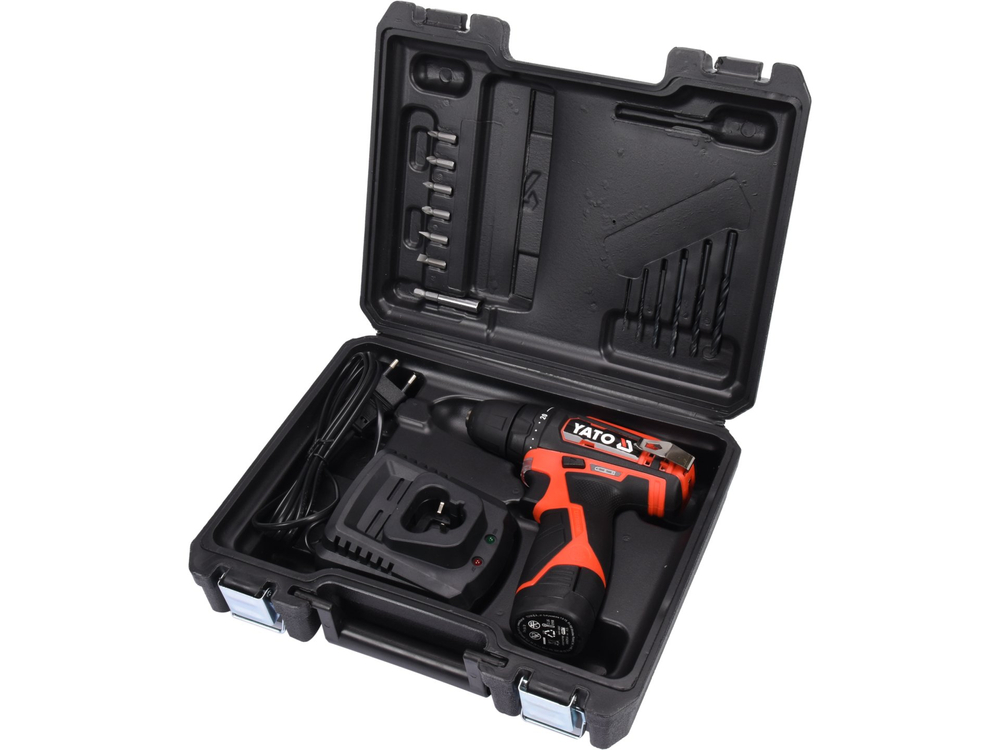 yuki　0710 Wkrętarka akumulatorowa YATO 12V 30 Nm z baterią 2Ah