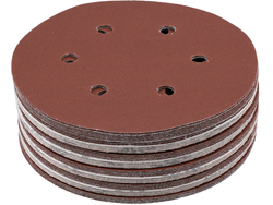 DISCO ABRASIVO VELCRO, 6 FUROS, P220 150 MM / 50 UNIDADES.