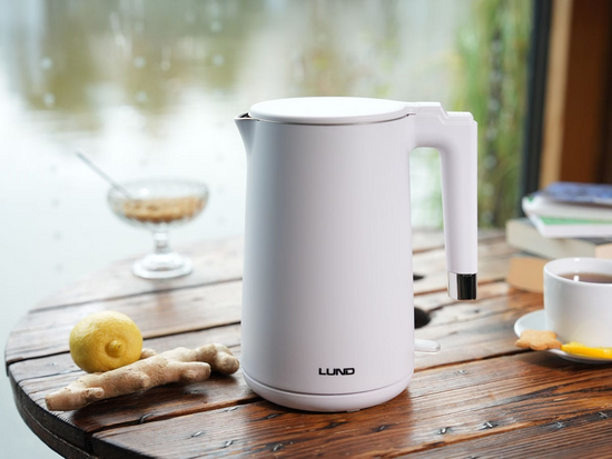 ELECTRIC KETTLE 1,5L WHITE, COOL TOUCH