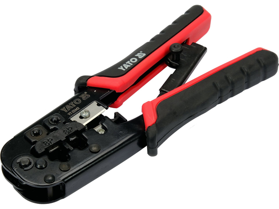 ALICATE DE CRAVAÇÃO PARA PLUGUES DE TELEFONE E REDE RJ45 RJ11