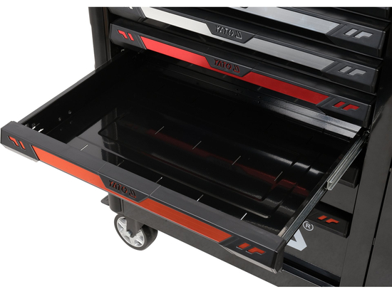 ARMOIRE DE SERVICE 7 TIROIRS AVEC SERRURE D'OUVERTURE PLUS RANGEMENT SUPPLÉMENTAIRE