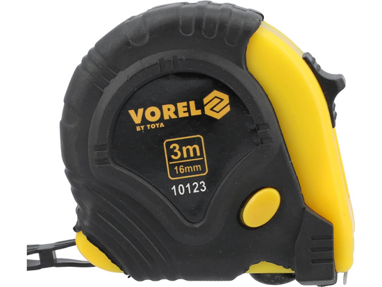 ENROLLABLE AMARILLO Y NEGRO MEDIDA 3 M X 16 MM