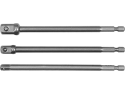 HEX ADAPTERS LIGZDĀM - 1/4, 3/8, 1/2 3GAB.