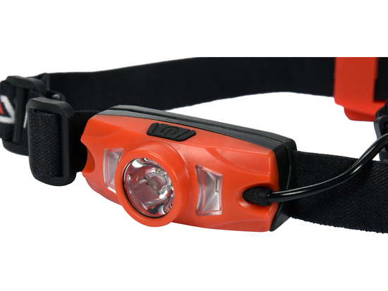 FARO 500LM 3XAAA, IP44, LUZ BLANCA, AZUL Y ROJA