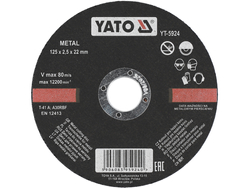 DISCOS DE CORTE DE METAL 125X2,5X22 MM
