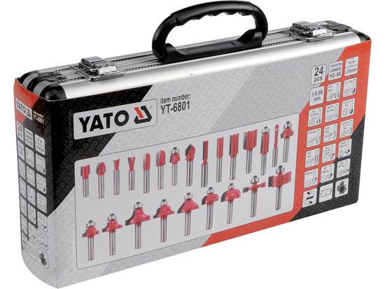 ROUTER BIT SET 24 PCS