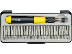CACCIAVITE CON LAME INTERCAMBIABILI, SET DA 21 PZ.