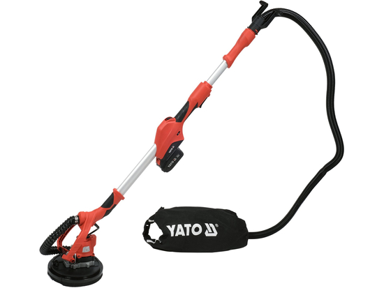 LEVIGATRICE PER GESSO 18V CON ASPIRATORE INCORPORATO - SET CON BATTERIA 4.0AH E CARICABATTERIE