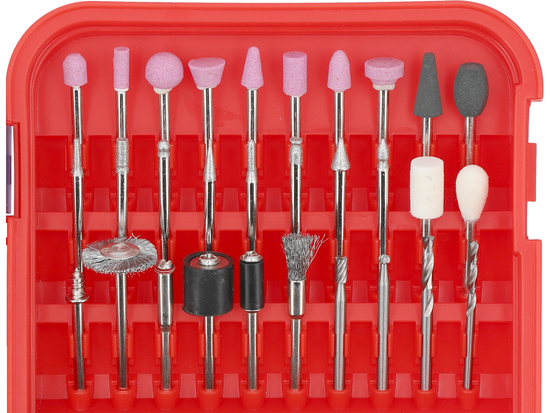 JUEGO DE ACCESORIOS PARA MINI AMOLADORAS 157 UDS.