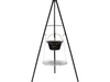 GRILL AND BOWL HANGING ON TRIPOD GRATE 49CM