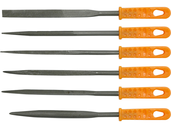 LIMES POUR AIGUILLES MÉTALLIQUES, 6 PCS.