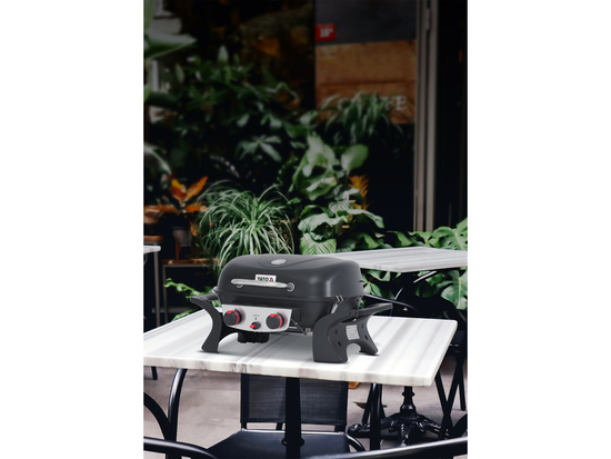 GRILL A GAS PORTATILE YAKE, 2 FUOCHI, 5KW YAKE