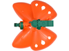 PLASTIC IMPULSE SPRINKLER WITH BUTTERFLY BASE