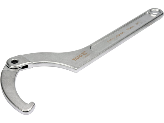CHAVE DE GANCHO COM NARIZ, ARTICULADA 120-180 MM