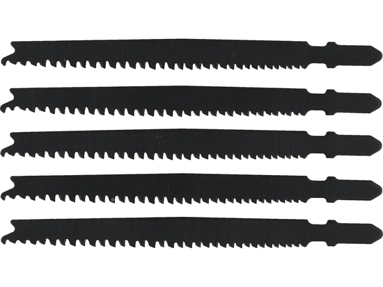 LAME DE SCIE SAUTEUSE TYPE T, 13-8 TPI, POUR BOIS, 5 PCS