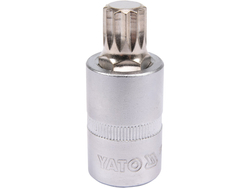 SOCKET BIT SPLINE 1/2" M14 L50MM