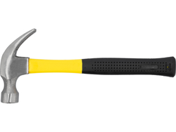 CLAW HAMMER WITH TUBULAR STEEL HANDLE