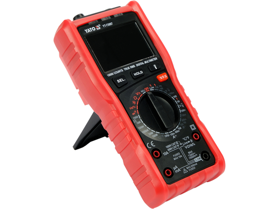 MEDIDOR DIGITAL TRUE RMS COM FAIXA AUTOMÁTICA E MANUAL LCD 9999